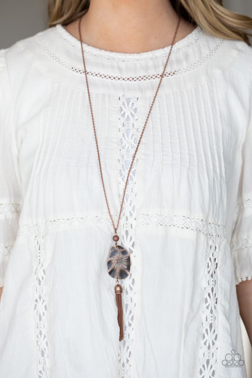 Paparazzi Necklaces - Botanical Beaches - Copper