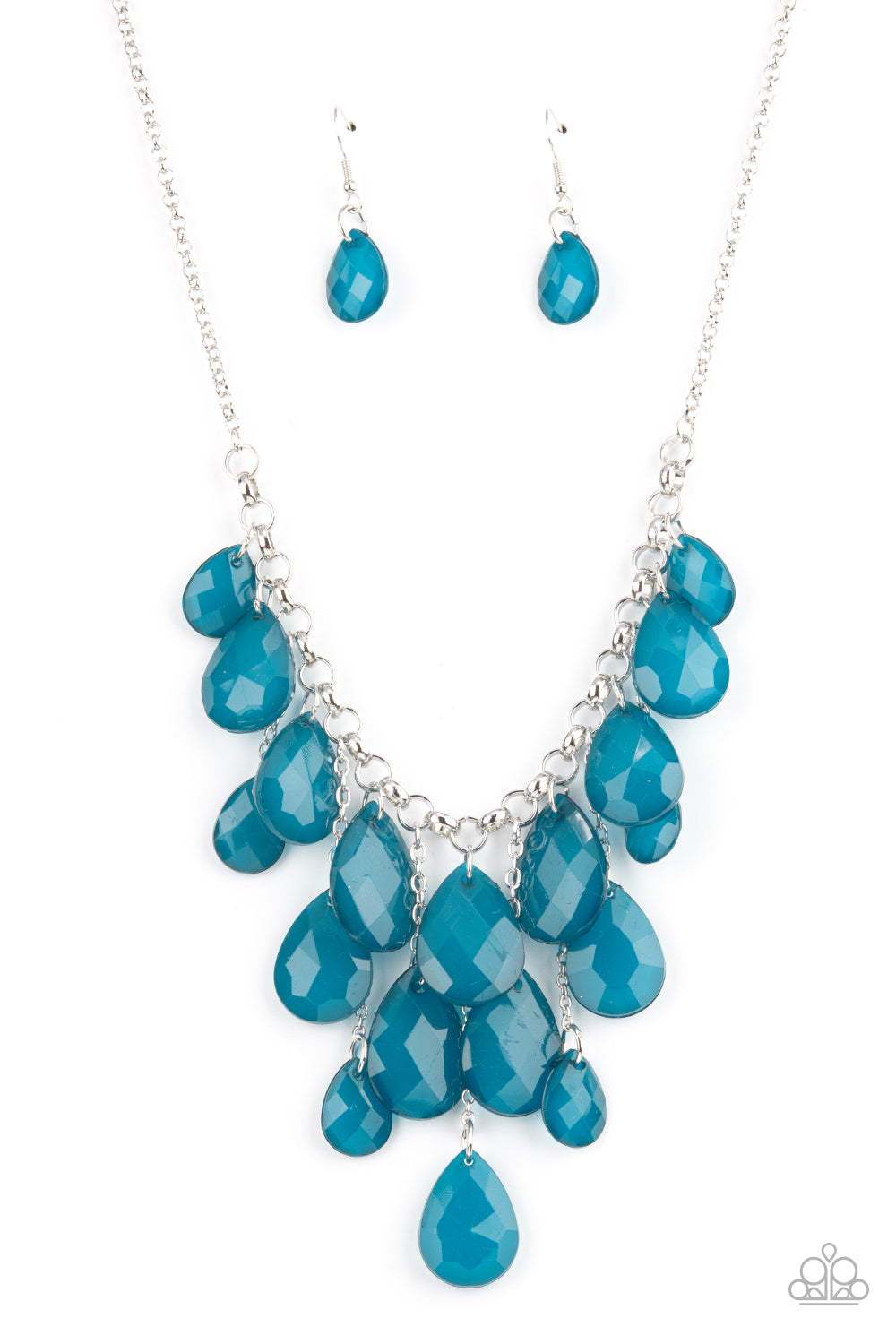 Paparazzi Necklaces - Front Row Flamboyance - Blue