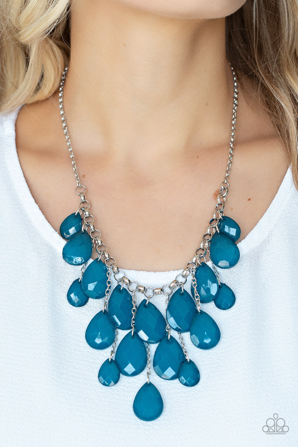 Paparazzi Necklaces - Front Row Flamboyance - Blue