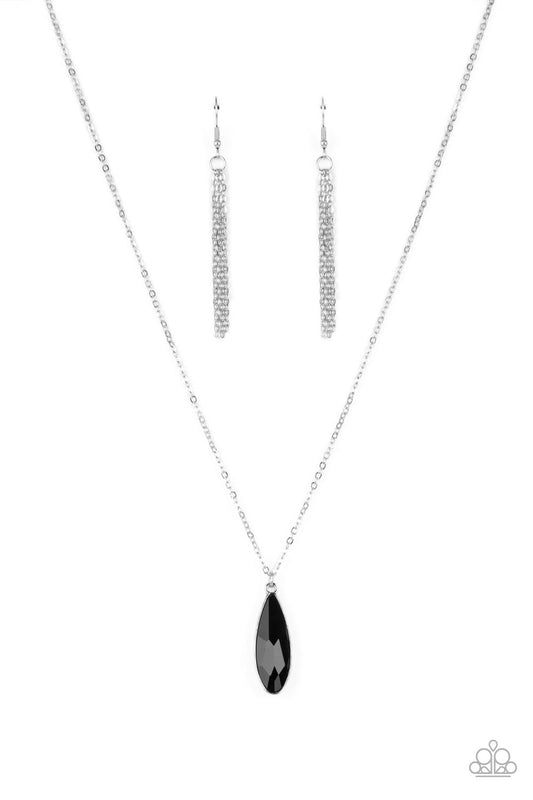 Paparazzi Necklaces - Prismatically Polished - Black