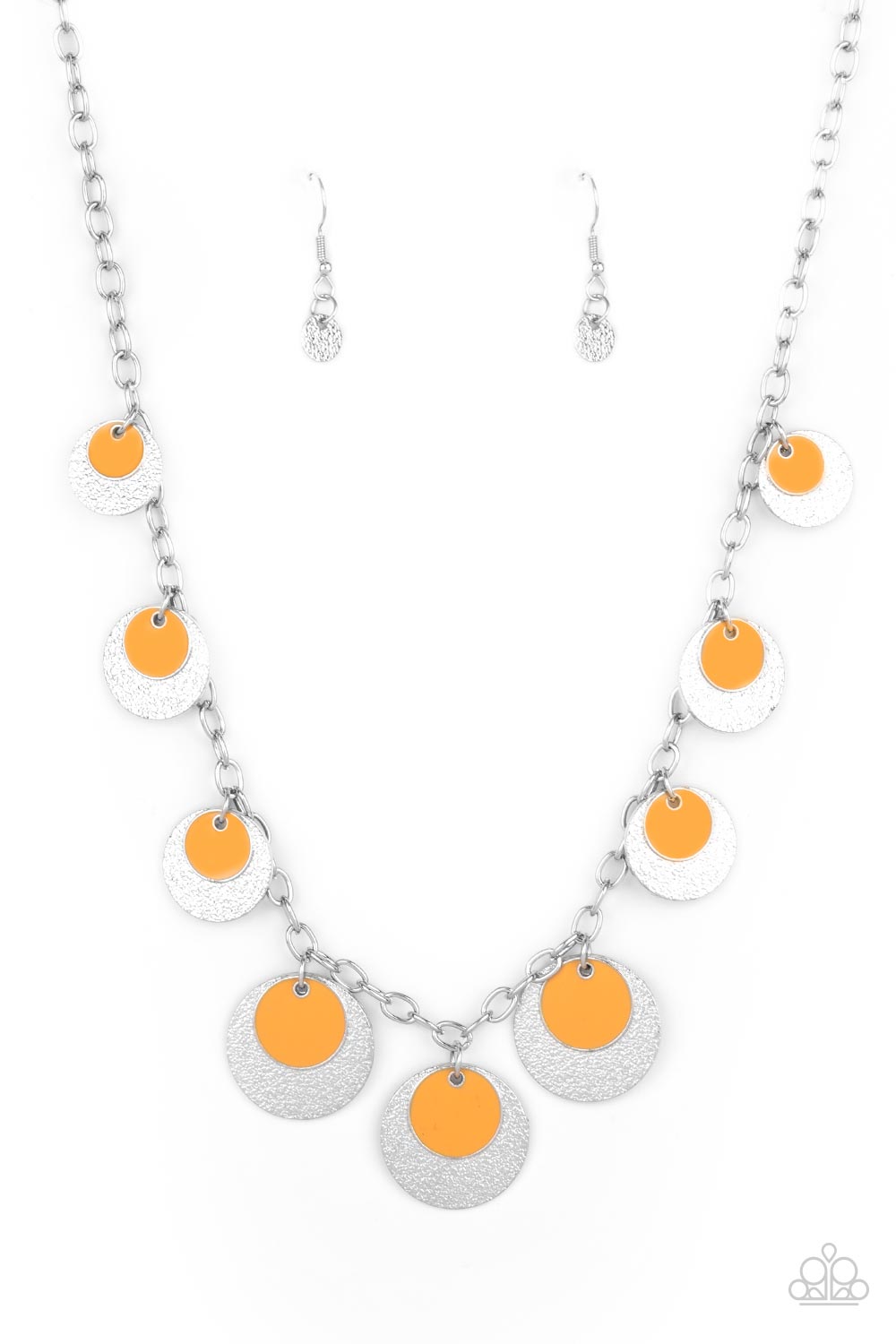 Paparazzi Necklaces - The Cosmos Are Calling - Orange