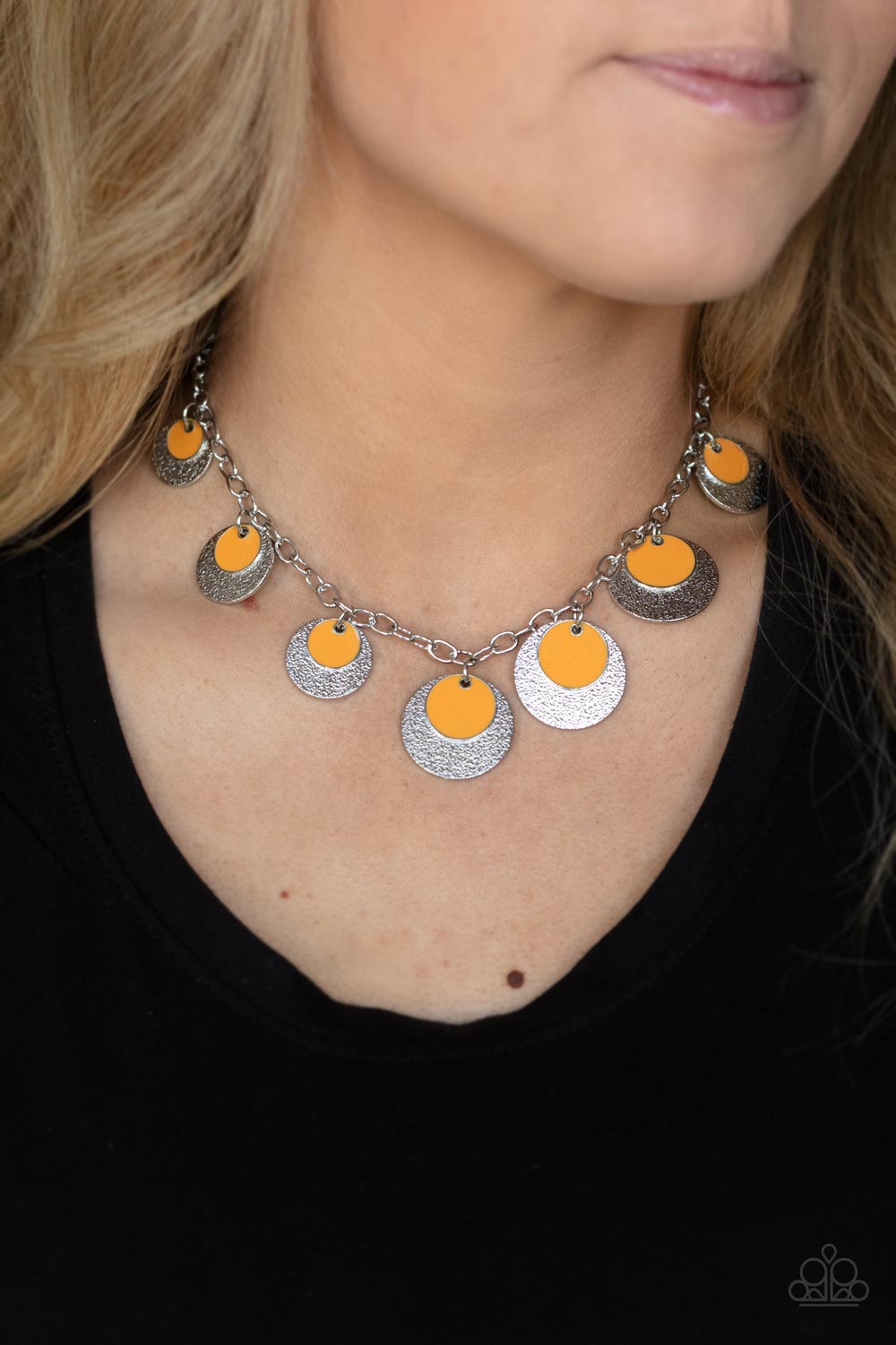 Paparazzi Necklaces - The Cosmos Are Calling - Orange