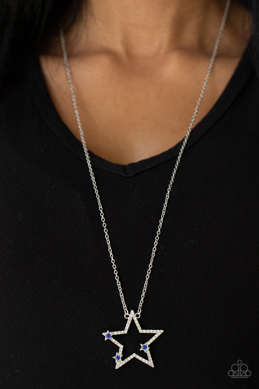 Paparazzi Necklaces - I Pledge Allegiance to the Sparkle - Blue