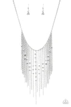 Paparazzi Necklaces - First Class Fringe - Silver