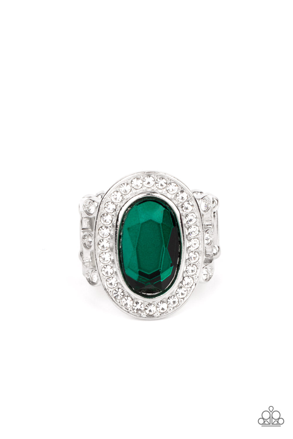 Paparazzi Rings - Always OVAL-achieving - Green