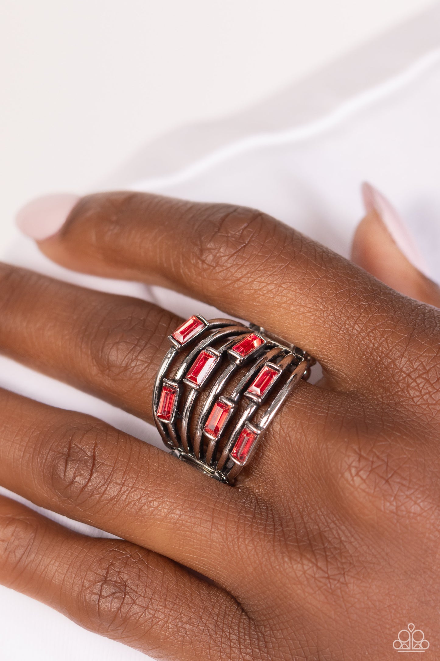 Paparazzi Rings - Exceptional Edge - Red