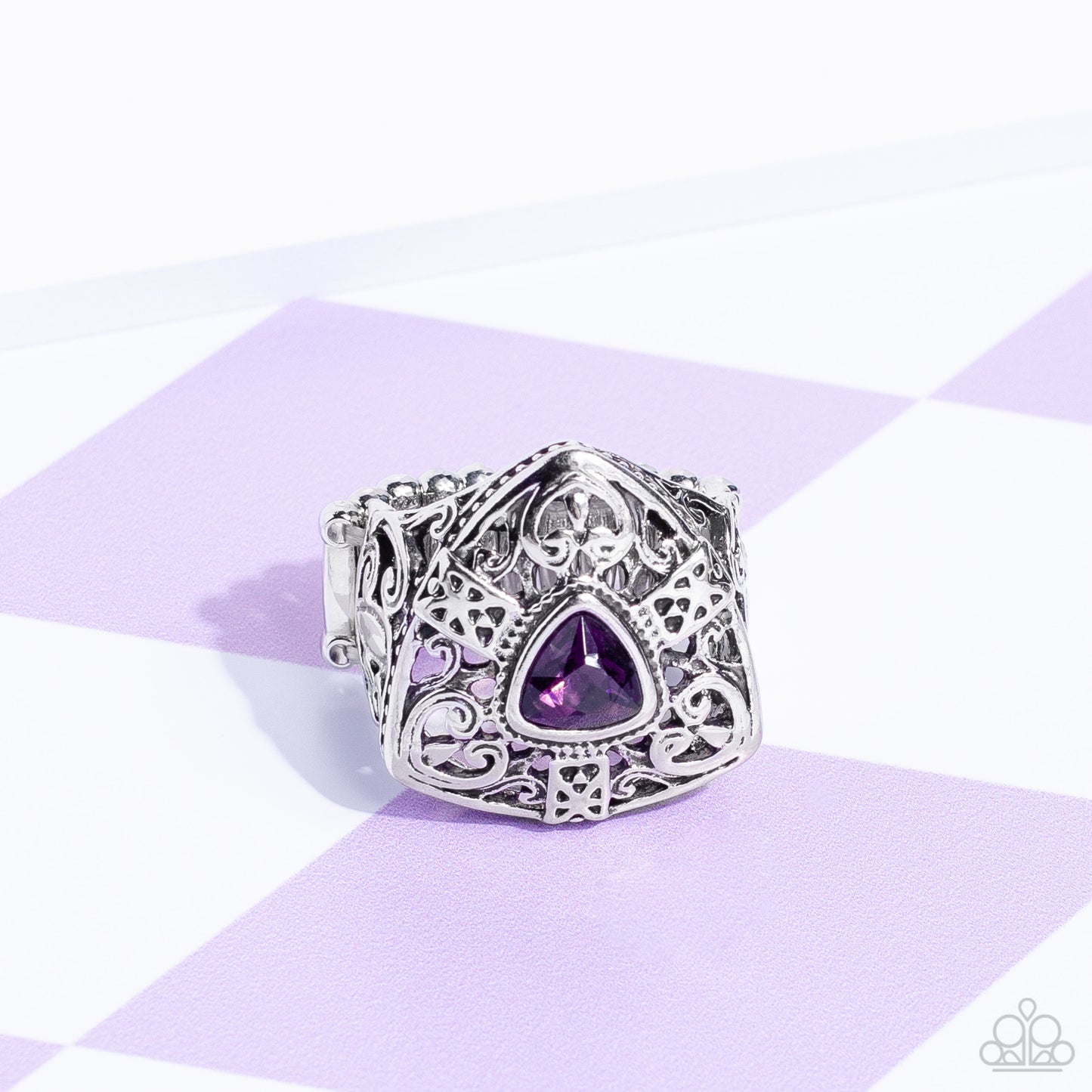 Paparazzi Rings - Charismatic Couture - Purple