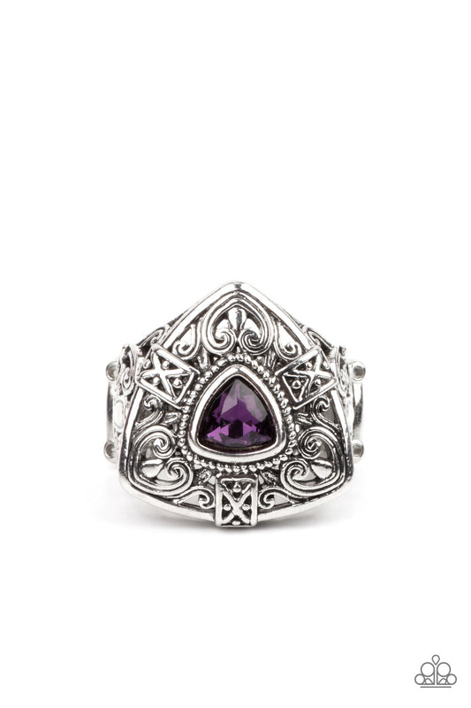 Paparazzi Rings - Charismatic Couture - Purple