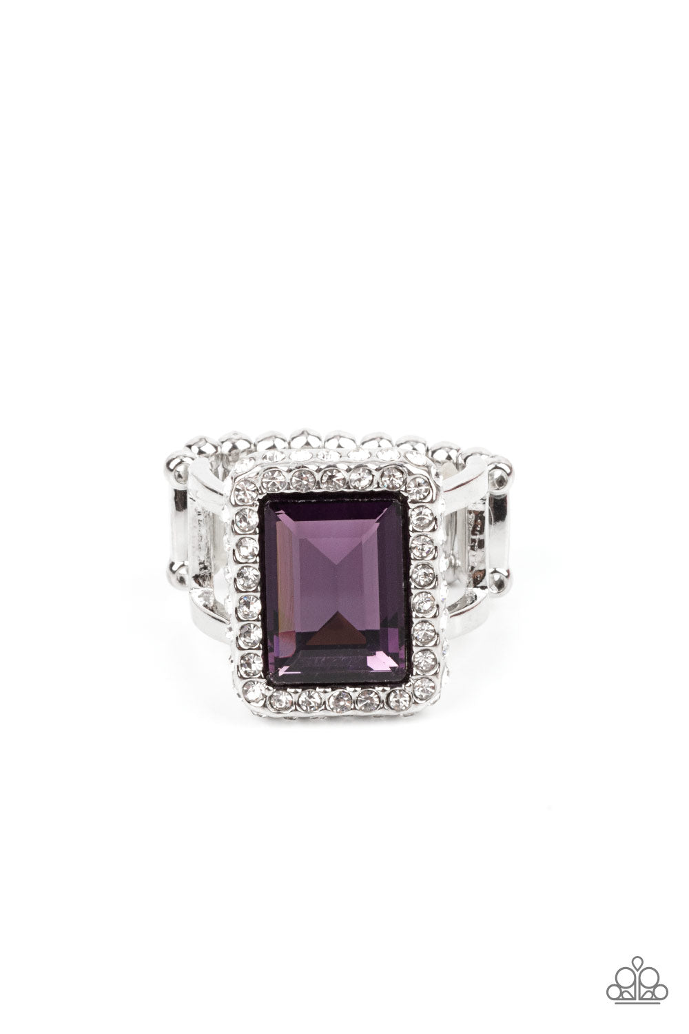 Paparazzi Rings - Glamorously Glitzy - Purple