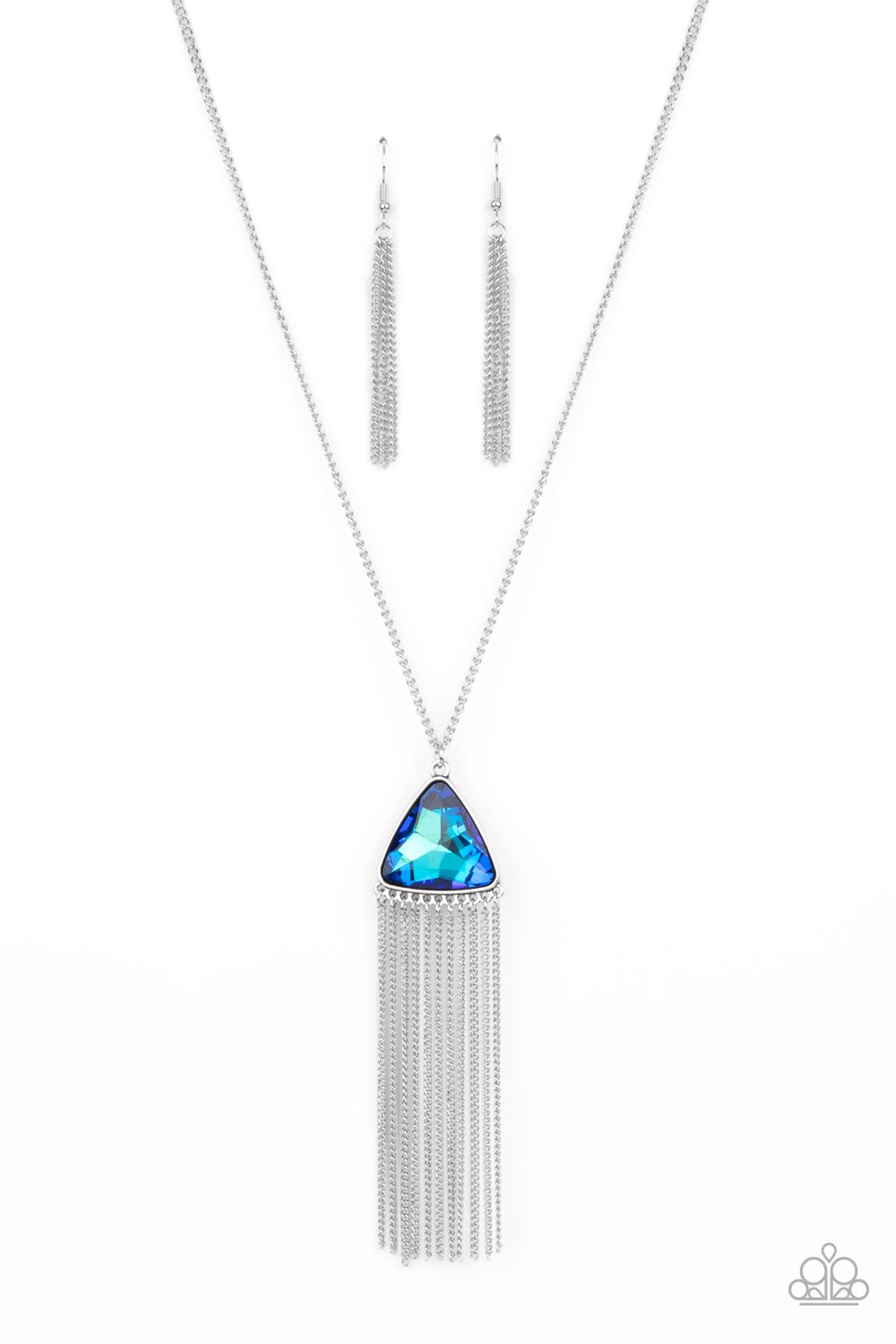 Paparazzi Necklaces - Proudly Prismatic - Blue