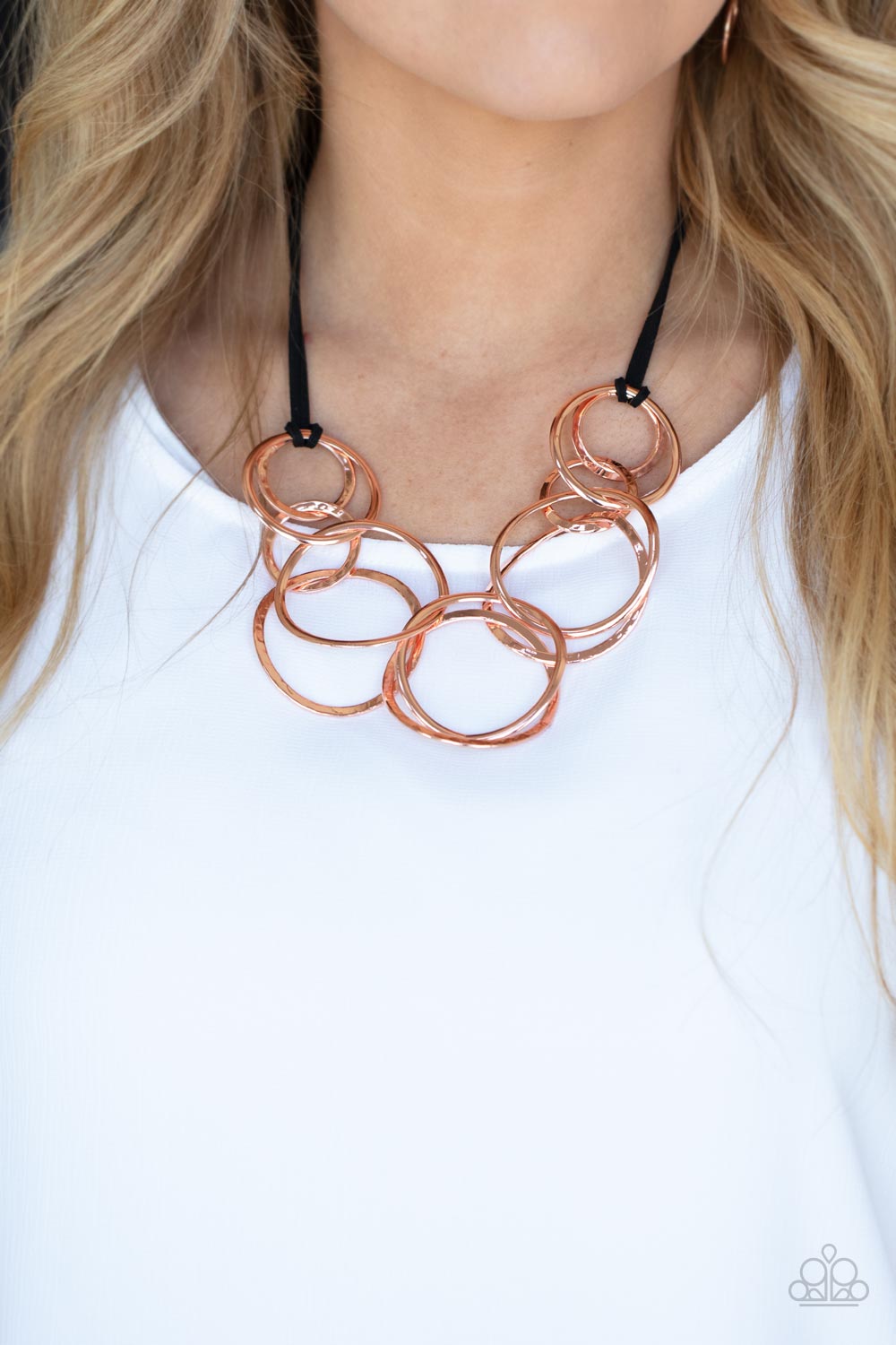 Paparazzi Necklaces - Spiraling Out Of Couture - Copper