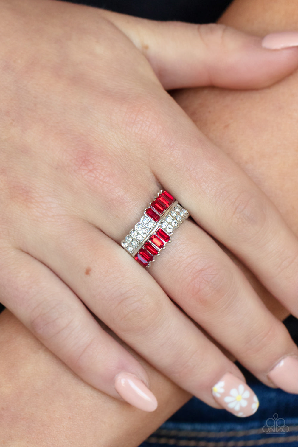 Paparazzi Rings - Put Them in Check - Red