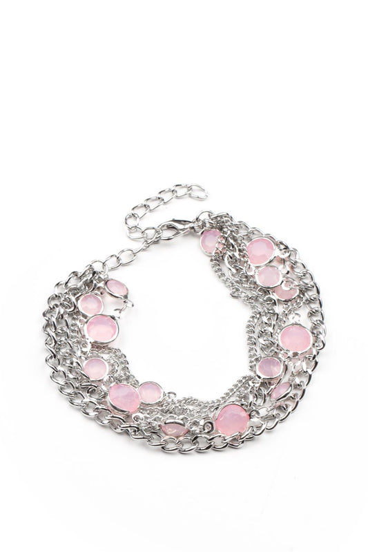Paparazzi Bracelets - Glossy Goddess - Pink