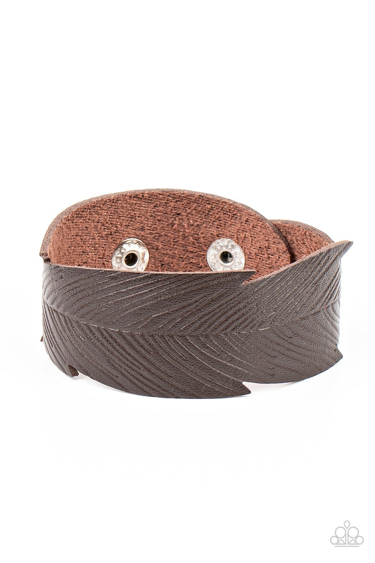 Paparazzi Urban Collection - Whimsically Winging It - Brown Wrap