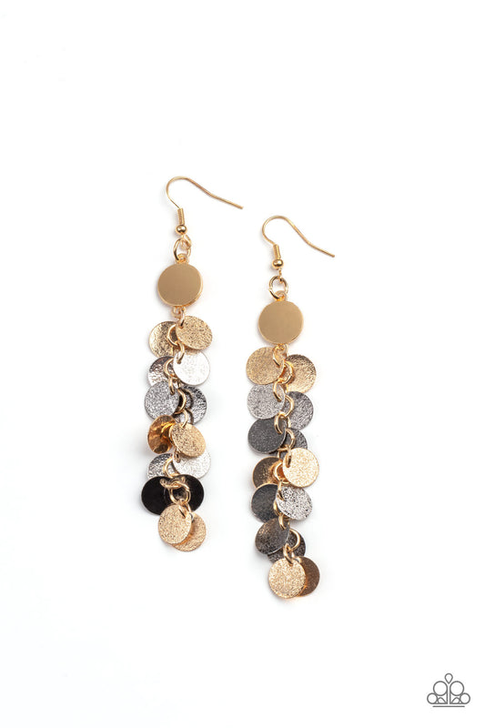 Paparazzi Earrings - Game Chime - Multi