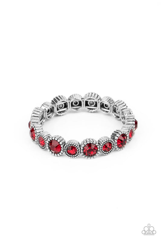 Paparazzi Bracelets - Phenomenally Perennial - Red
