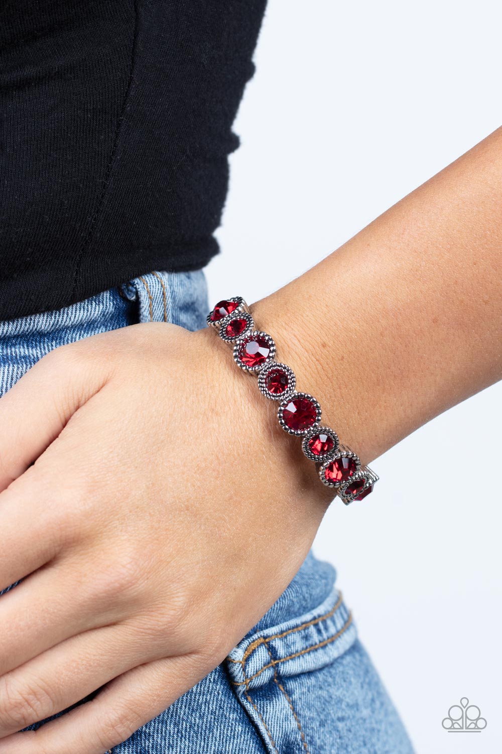 Paparazzi Bracelets - Phenomenally Perennial - Red