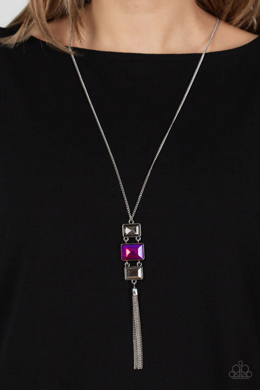 Paparazzi Necklaces - Uptown Totem - Pink