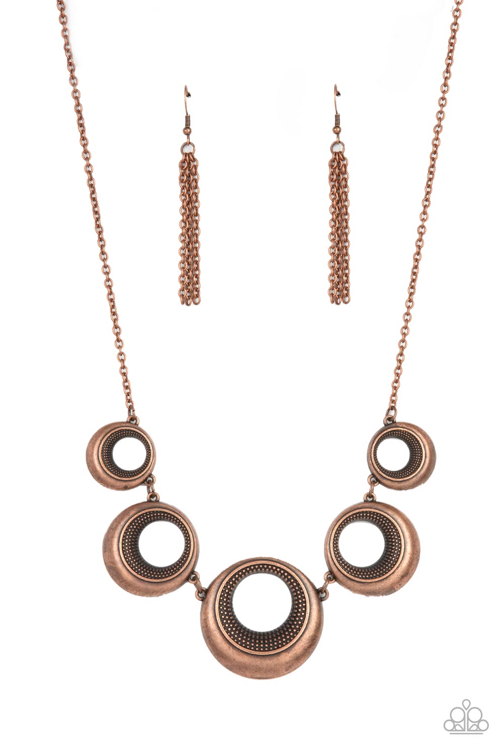 Paparazzi Necklaces - Solar Cycle - Copper