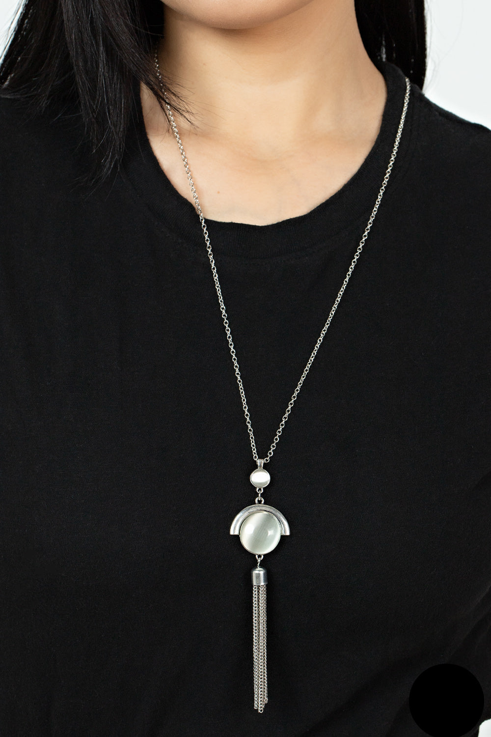 Paparazzi Necklaces - Lavishly Lucid - White