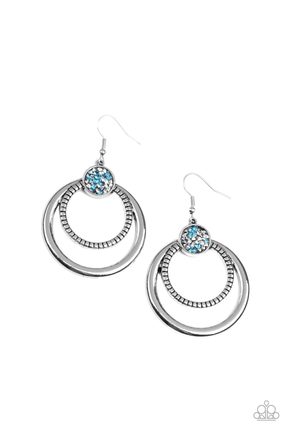 Paparazzi Earrings - Spun Out Opulence - Blue