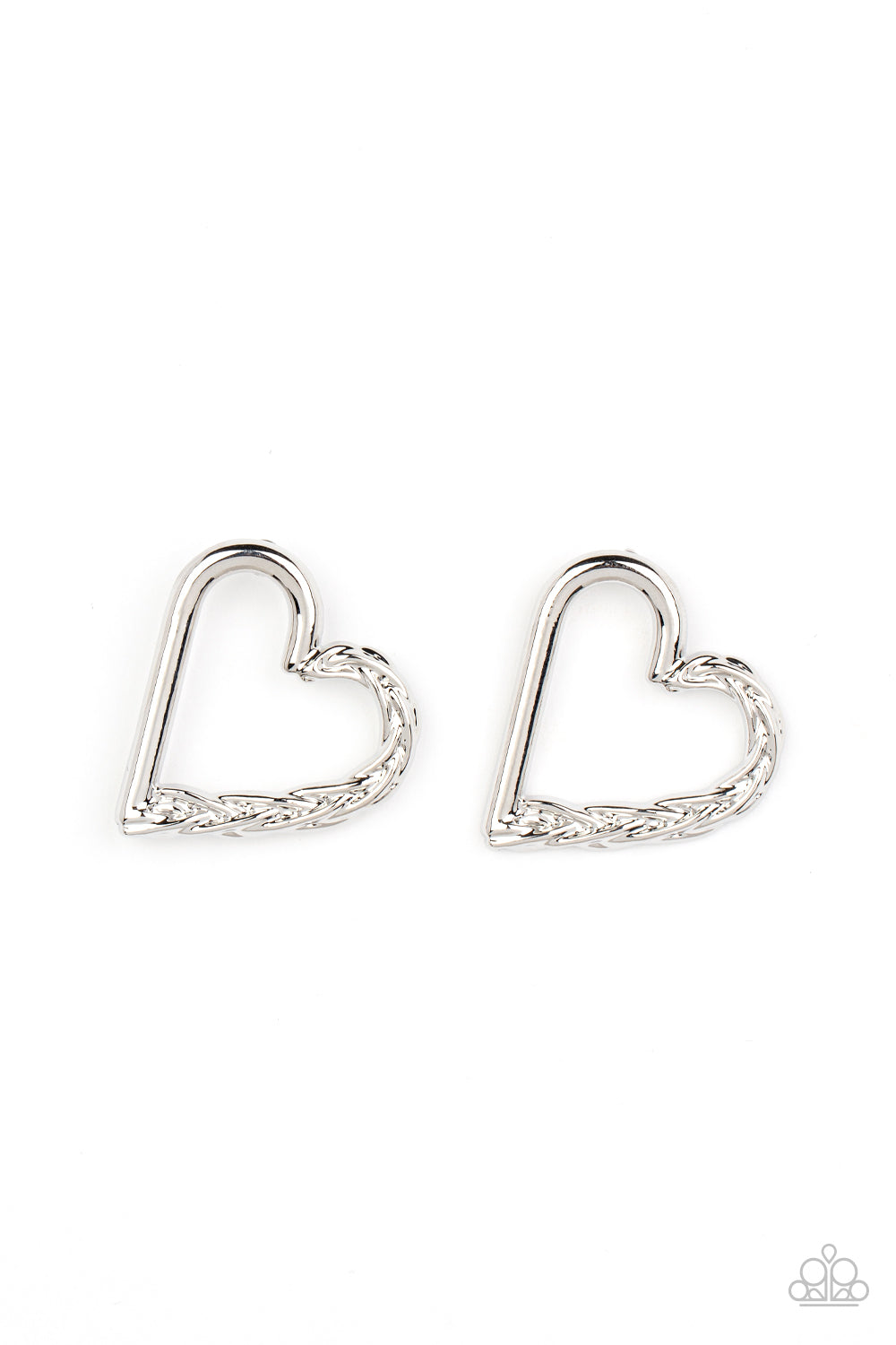 Paparazzi Earrings - Cupid, Who? - Silver