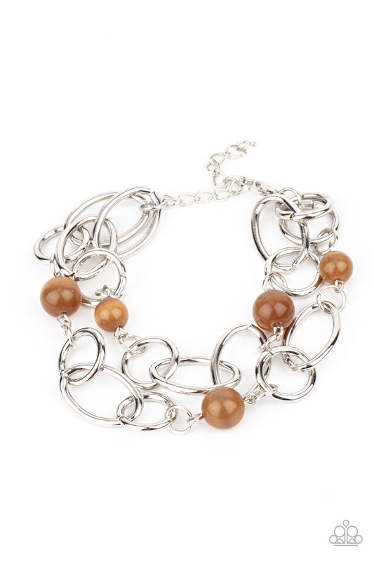 Paparazzi Bracelets - Delightfully Daydreamy - Brown