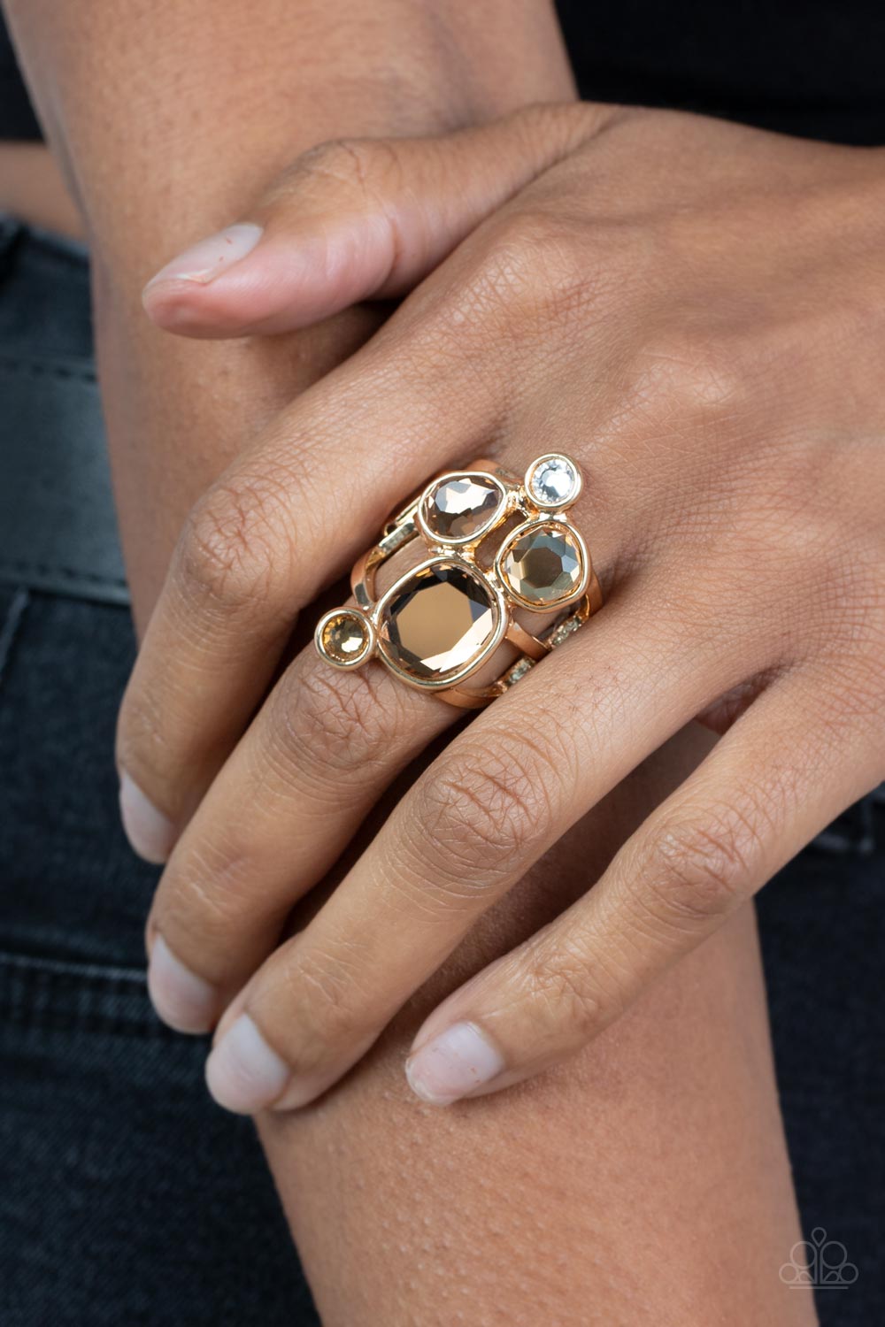 Paparazzi Rings - Demandingly Duchess - Brown