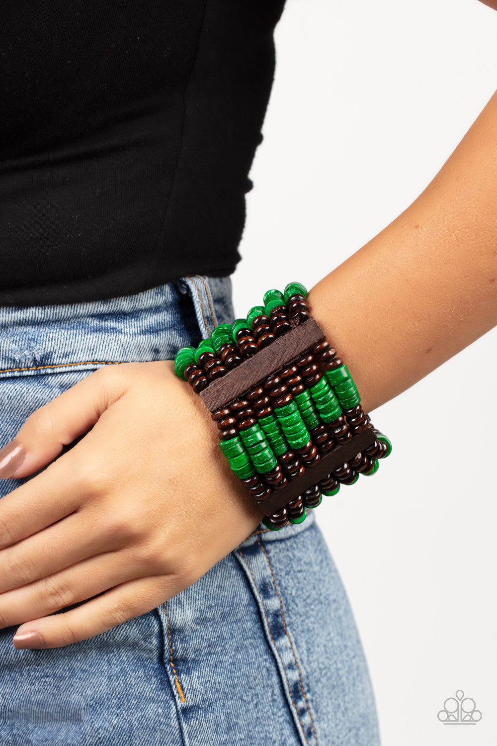 Paparazzi Bracelets - Vacay Vogue - Green
