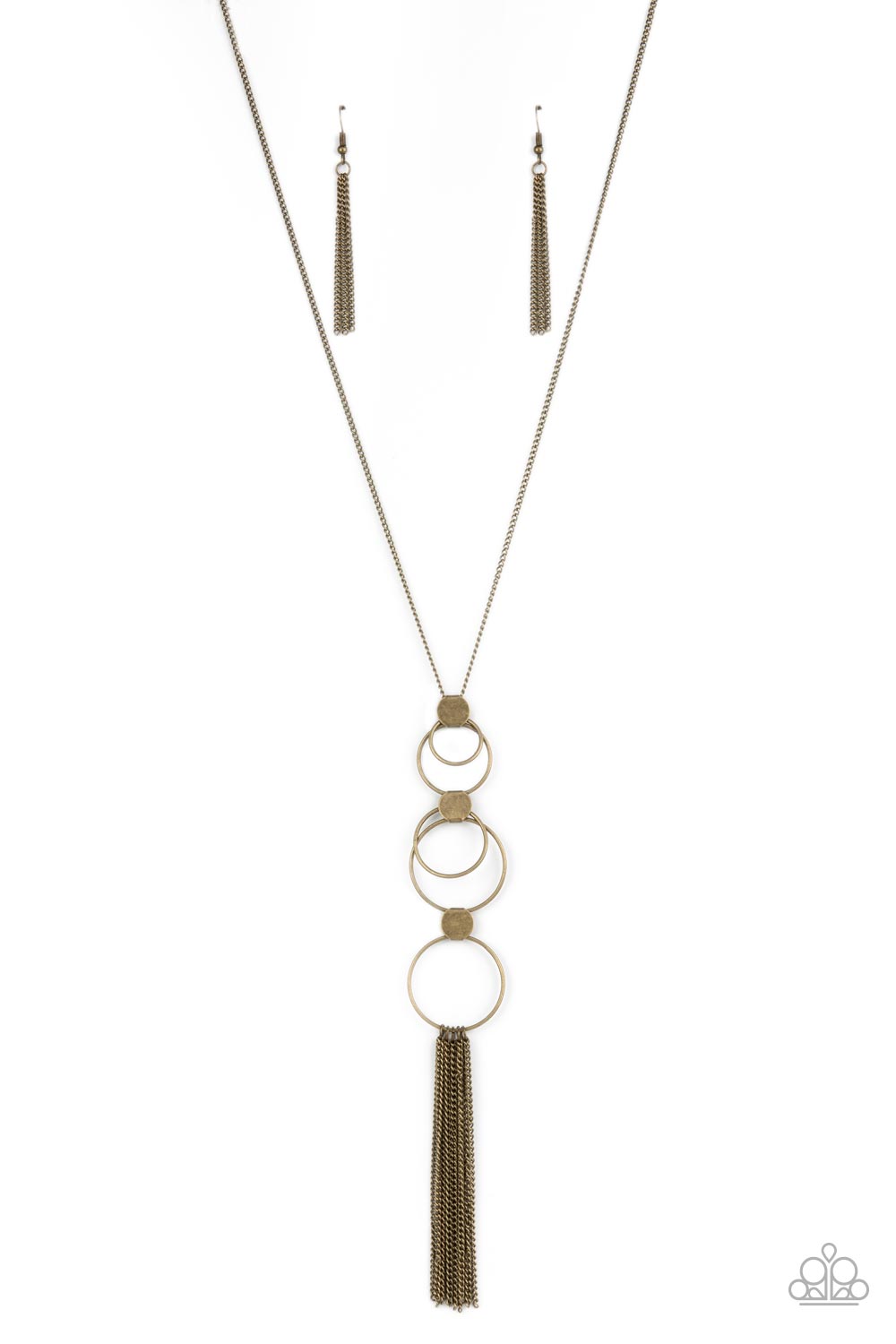 Paparazzi Necklaces - Join The Circle - Brass