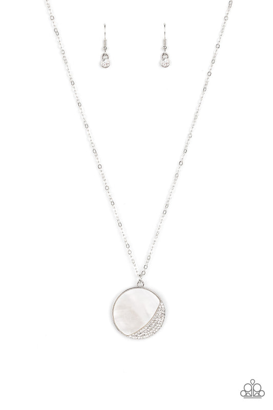 Paparazzi Necklaces - Oceanic Eclipse - White
