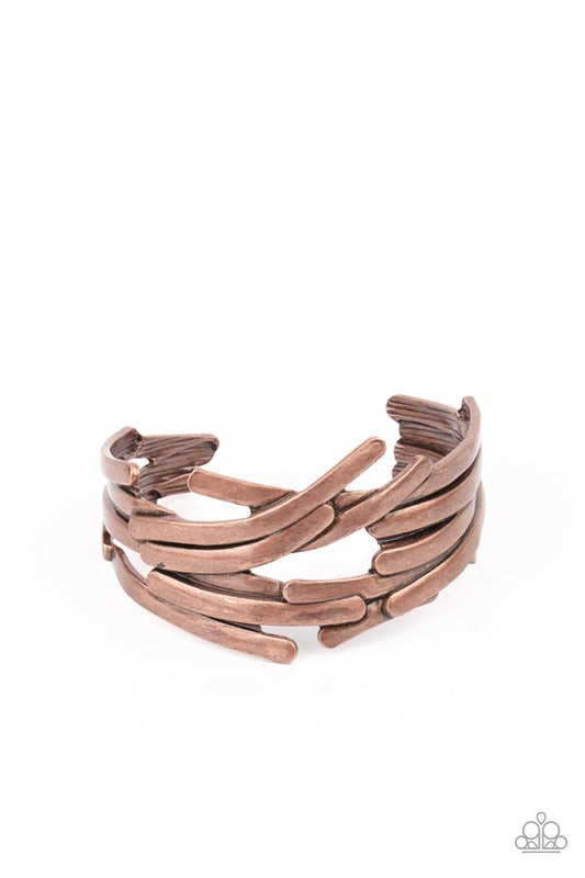Paparazzi Bracelets - Stockpiled Style - Copper