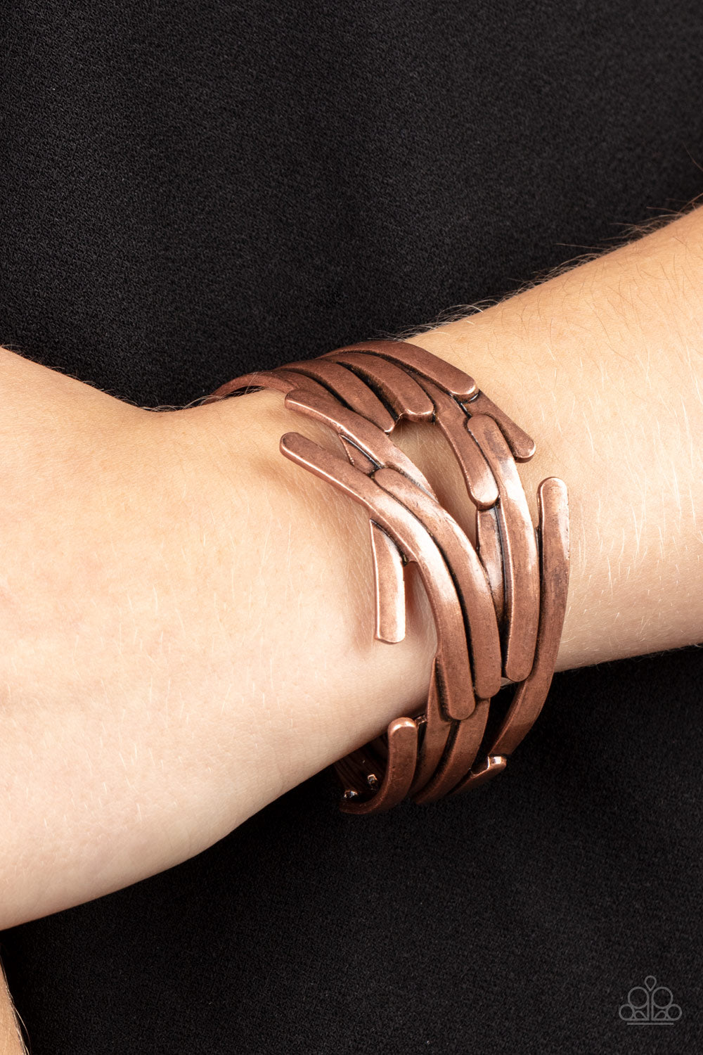 Paparazzi Bracelets - Stockpiled Style - Copper