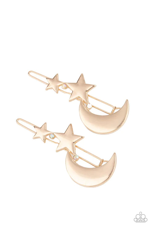 Paparazzi Hair Accessories - At First Twilight - Gold