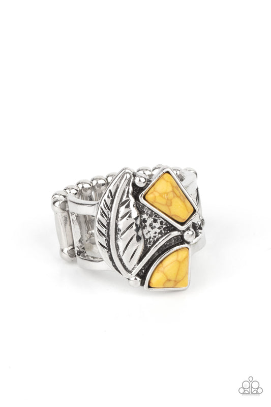 Paparazzi Rings - Make the Nest of it - Yellow