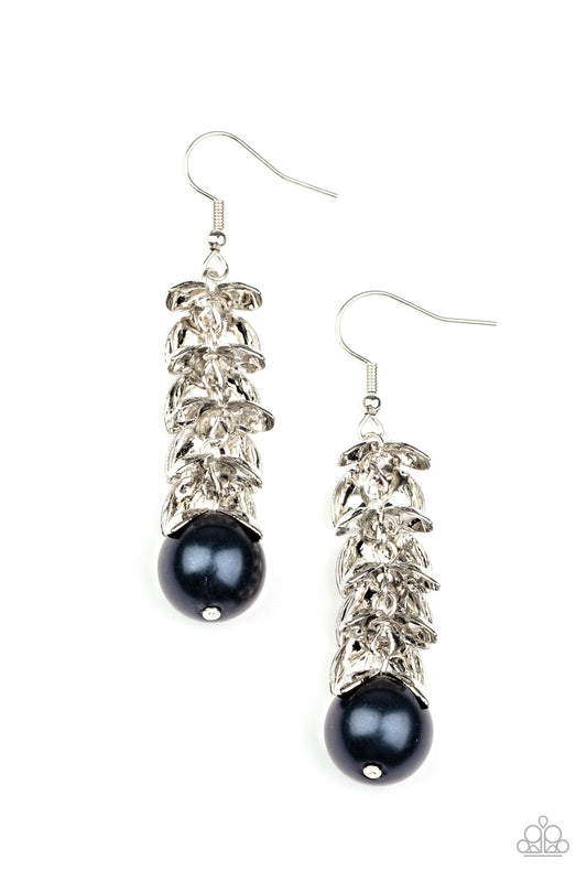 Paparazzi Earrings - Ocean FROND Property - Blue