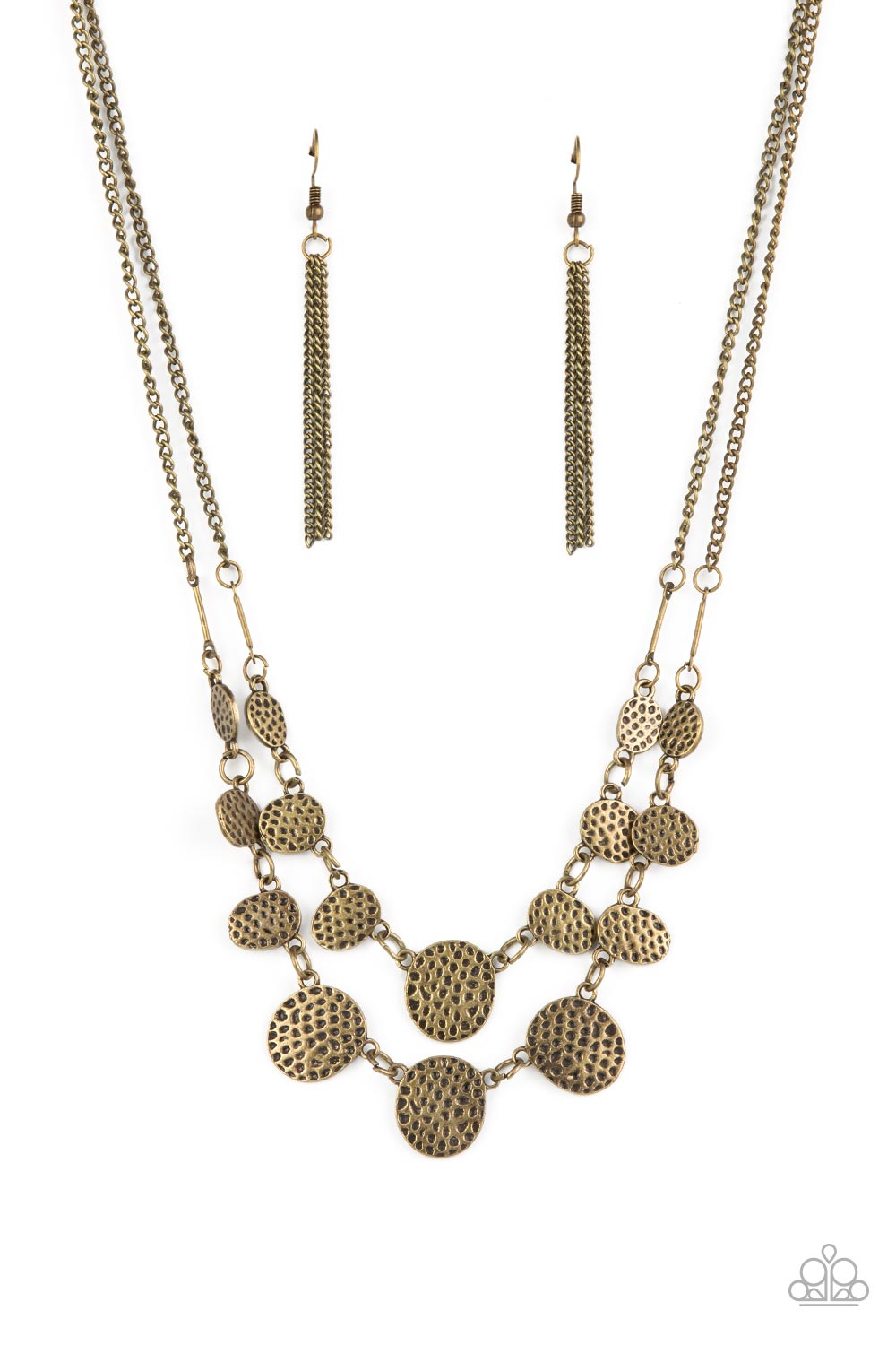 Paparazzi Necklaces - Pebble Me Pretty - Brass