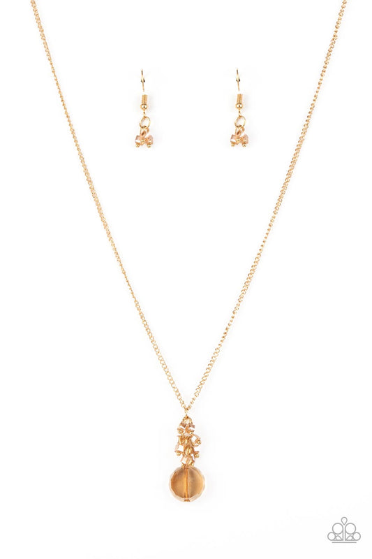 Paparazzi Necklaces - Clustered Candescence - Gold