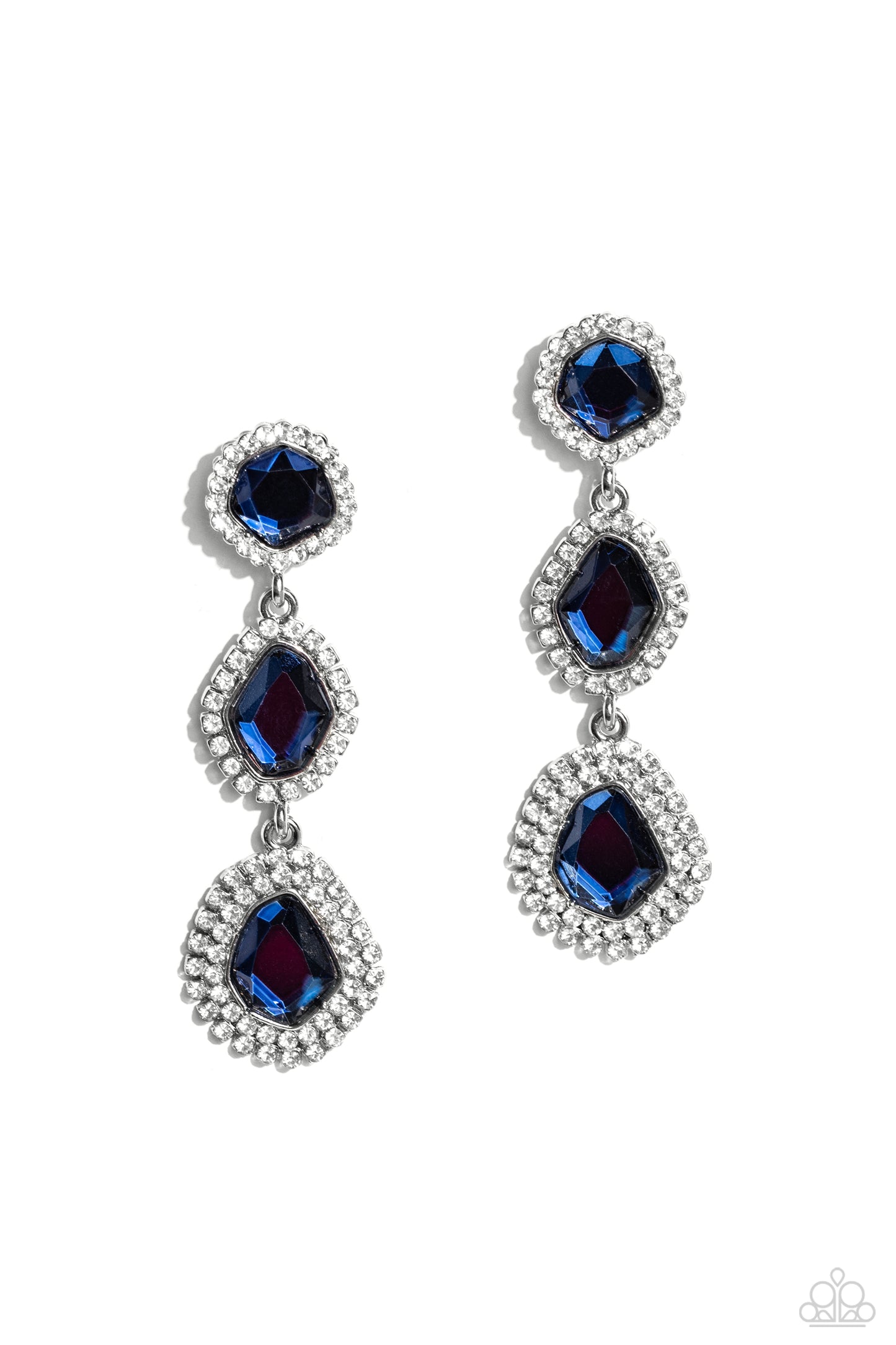 Paparazzi Earrings - Prove Your ROYALTY - Blue