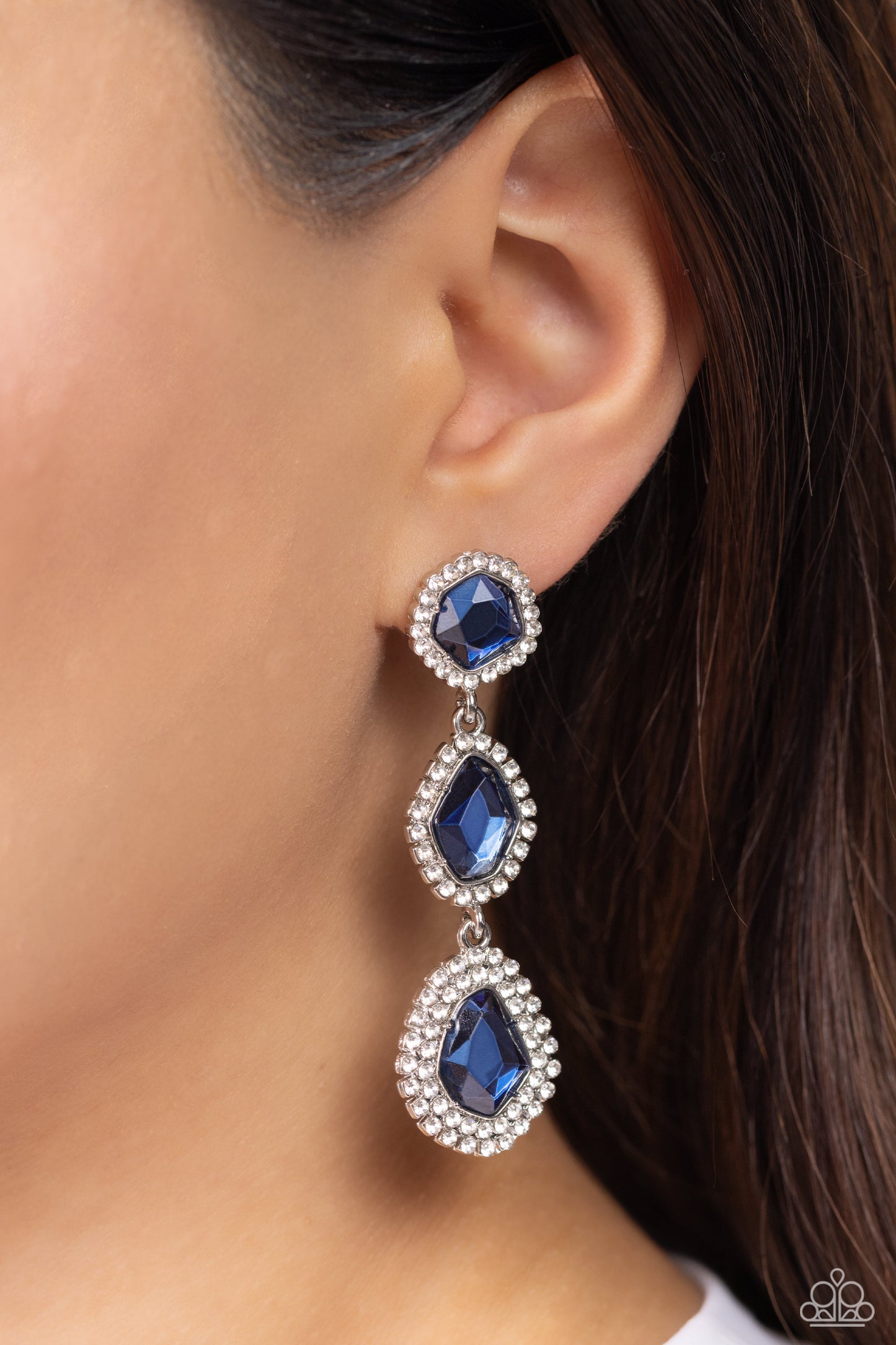 Paparazzi Earrings - Prove Your ROYALTY - Blue