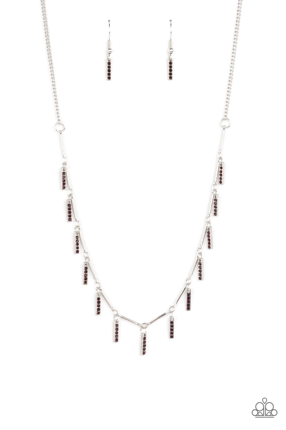 Paparazzi Necklaces - Metro Muse - Purple