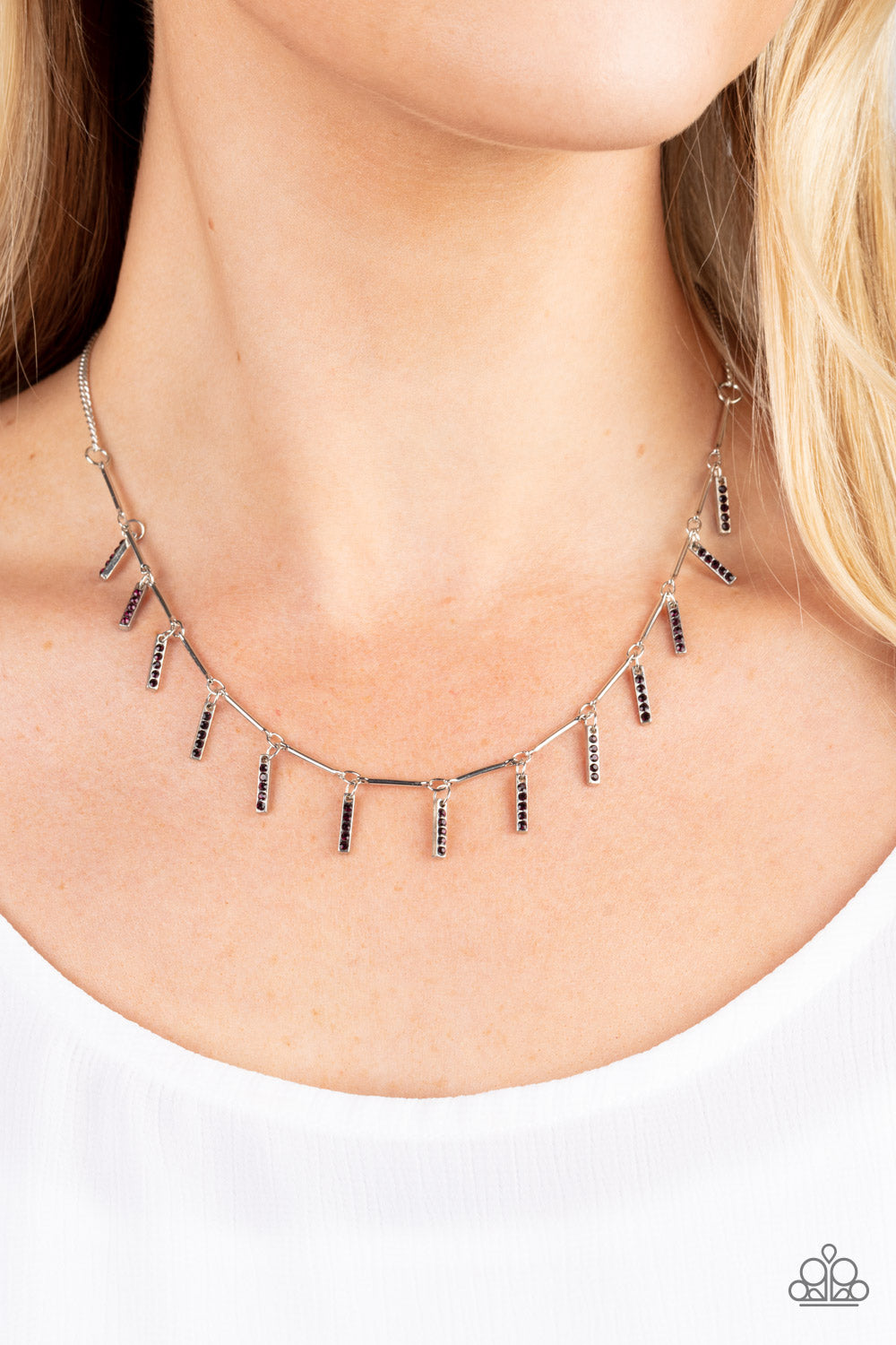 Paparazzi Necklaces - Metro Muse - Purple