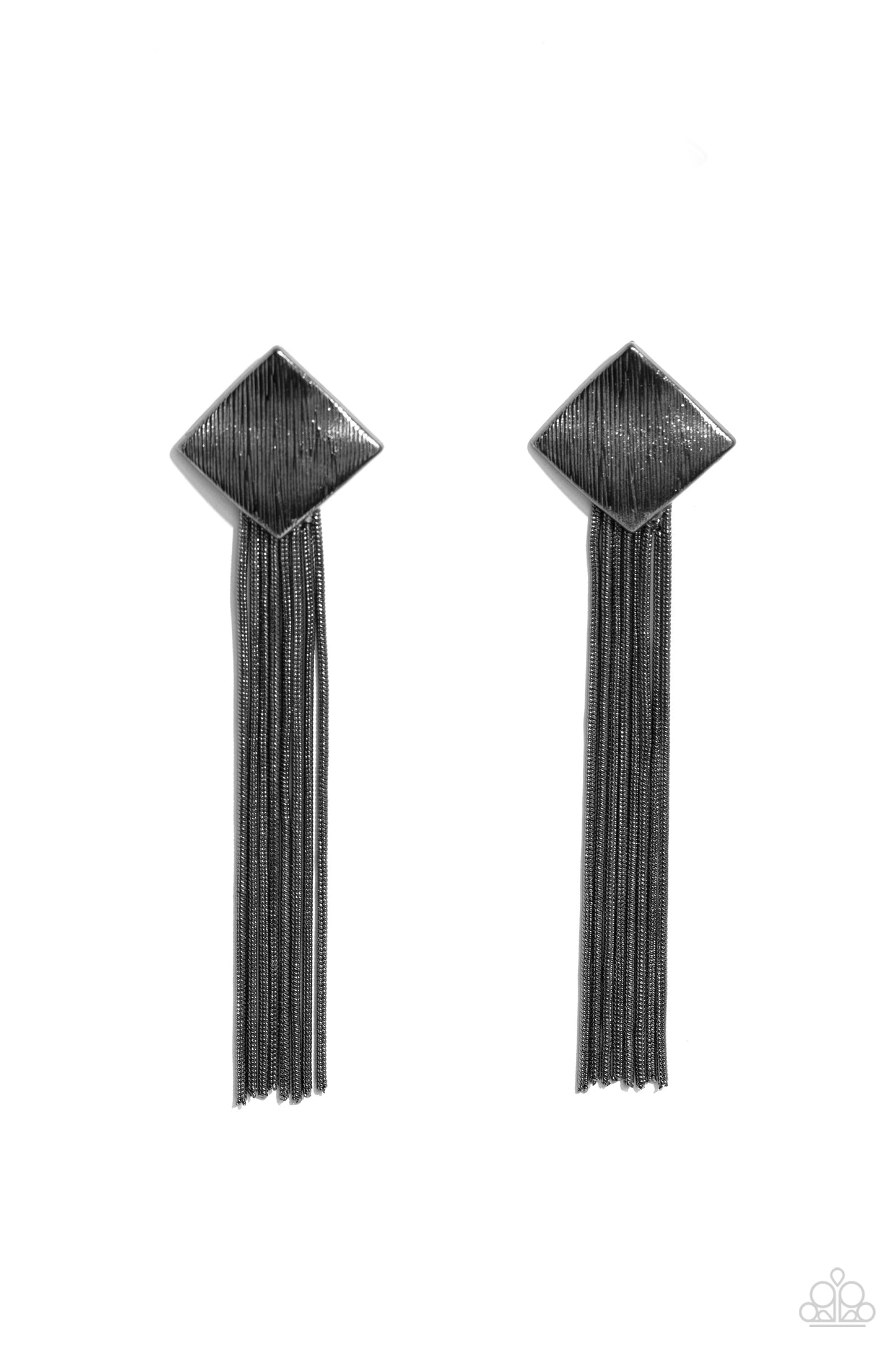 Paparazzi Earrings - Experimental Elegance - Black