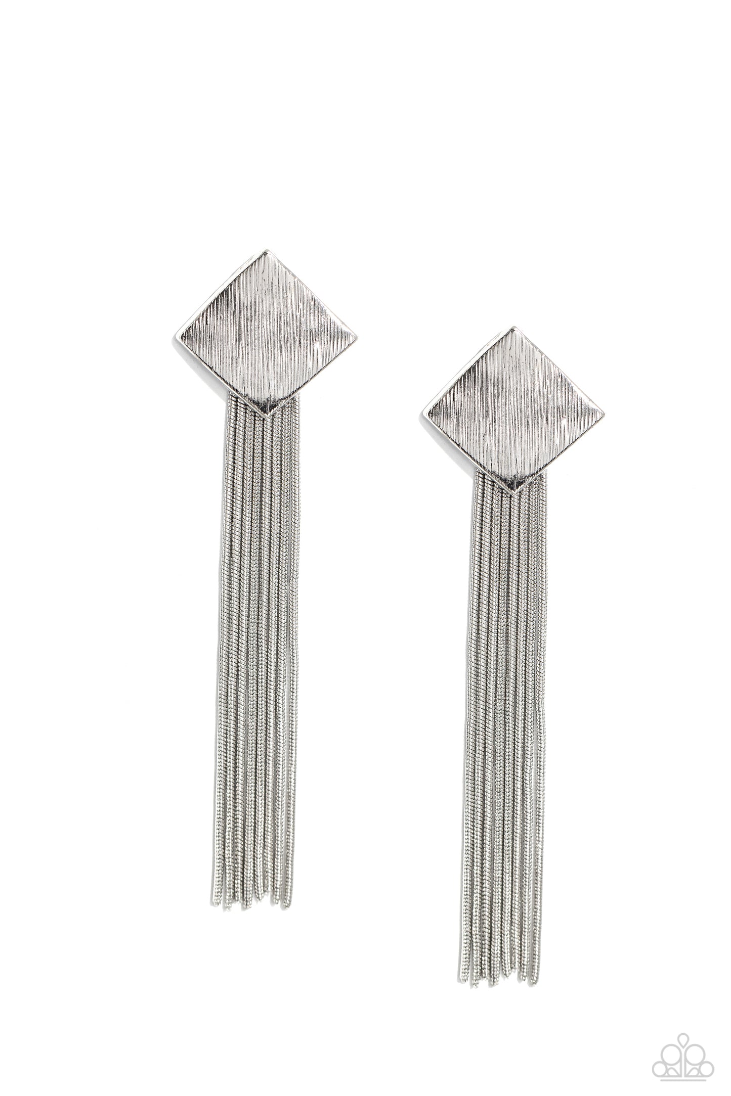 Paparazzi Earrings - Experimental Elegance - Silver