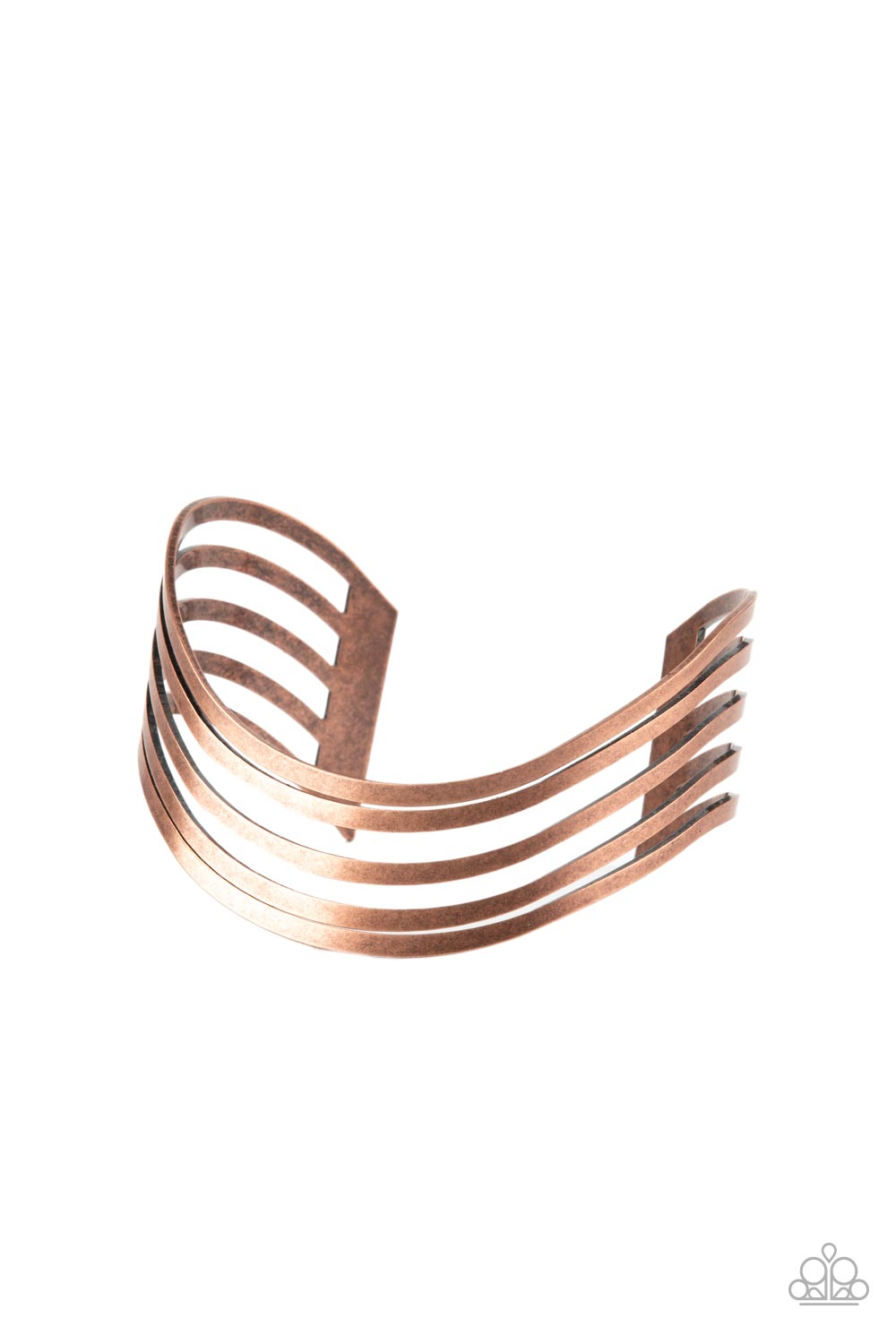 Paparazzi Bracelets - Tantalizingly Tiered - Copper