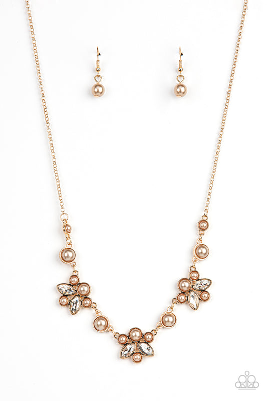 Paparazzi Necklaces - Royally Ever After- Brown