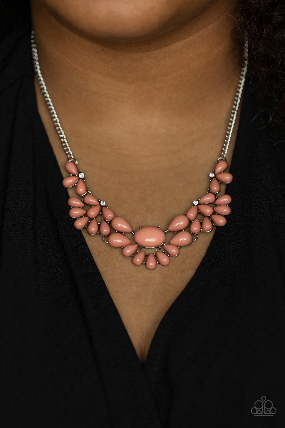 Paparazzi Necklaces - Secret Gardenista - Pink