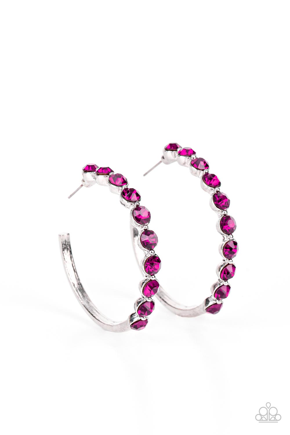 Paparazzi Earrings - Photo Finish - Pink