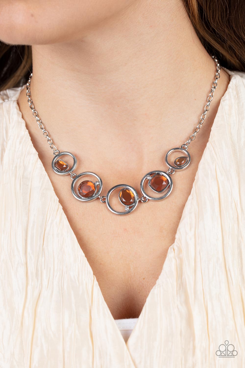 Paparazzi Necklaces - Big Night Out - Brown