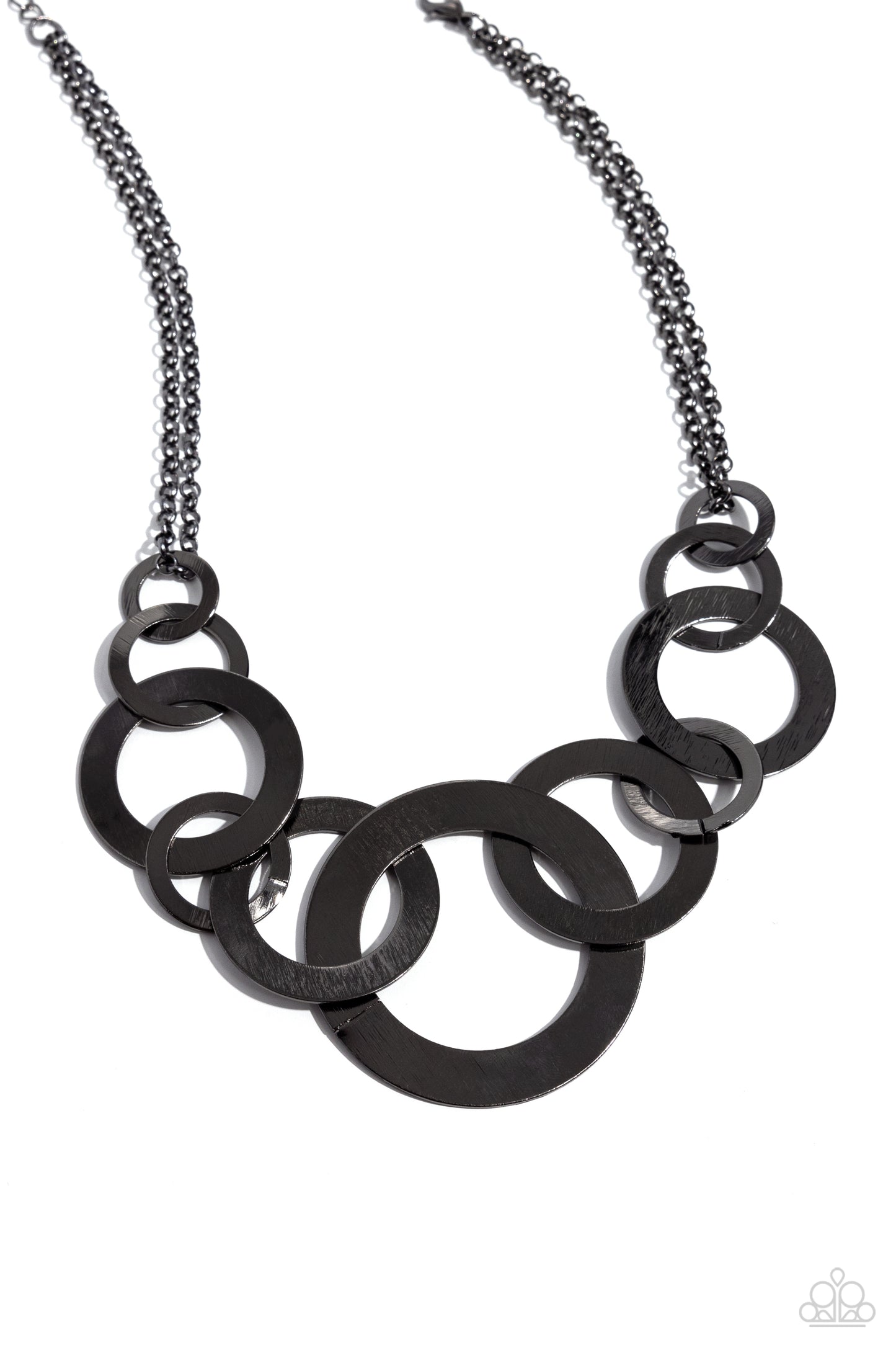 Paparazzi Necklaces - Uptown Links - Black